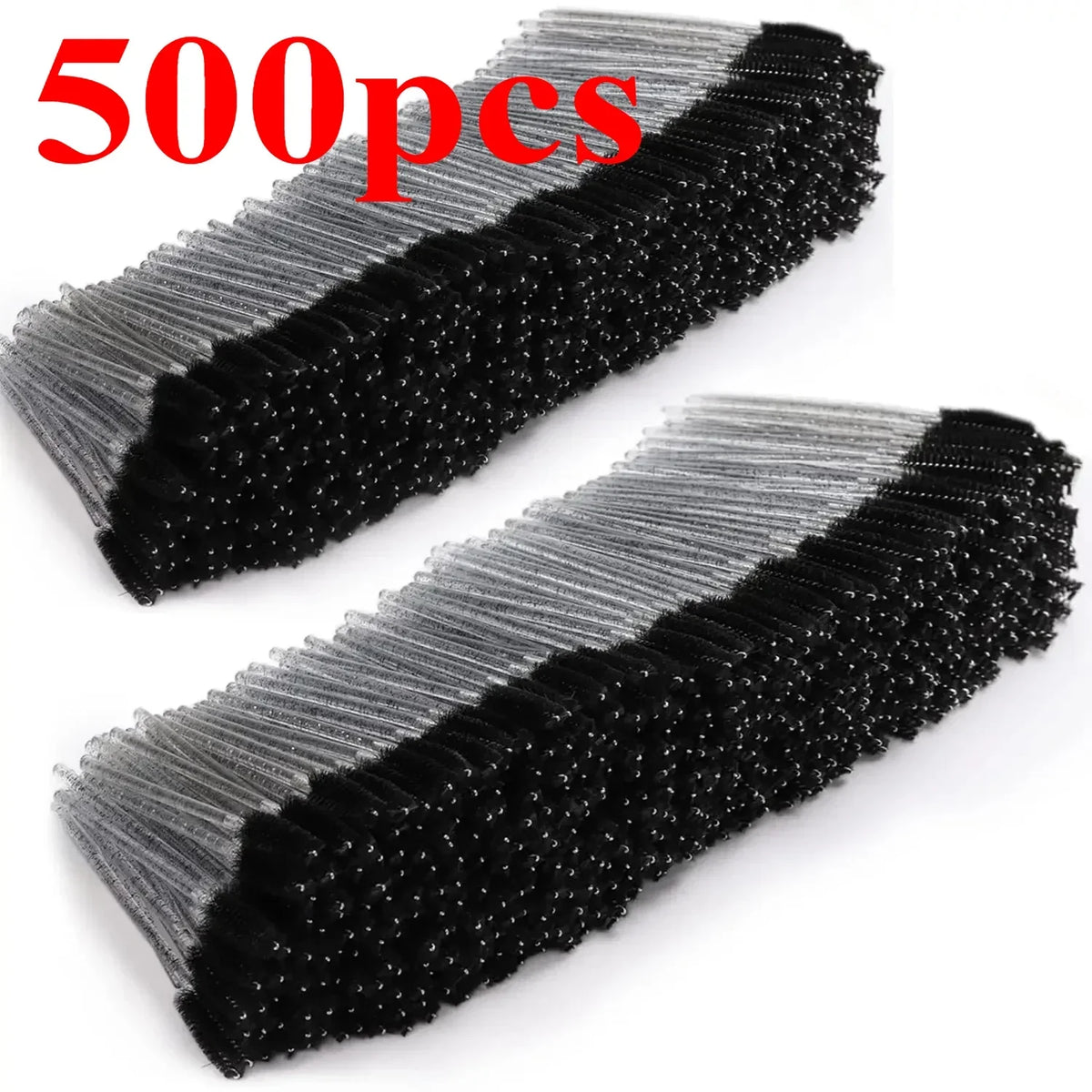 Disposable Spoolie Brushes – Bulk Eyebrow & Lash Wands Disposable Spoolie Wands Qme Black 500pcs
