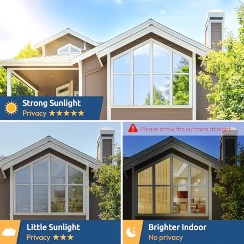 One-Way Window Film – Heat Insulation & Privacy Protection Window Privacy Film Qme