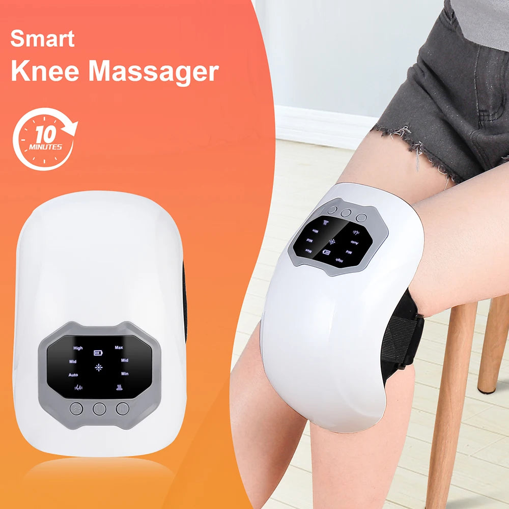 Wireless Smart Knee Massager – Vibration & Air Pressure Wireless Joint Massager Qst