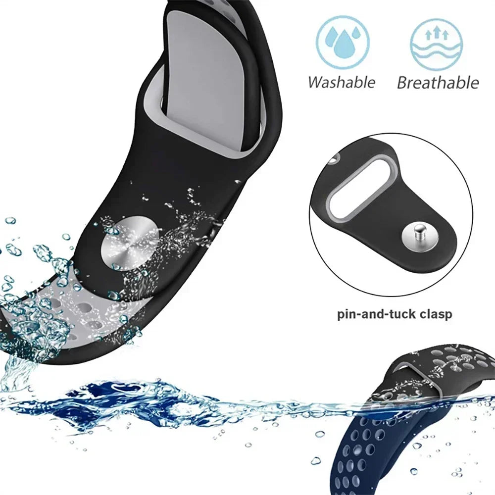 Silicone Watch Strap for Samsung Galaxy & Huawei GT | 23 Colors Silicone Watch Strap Qme