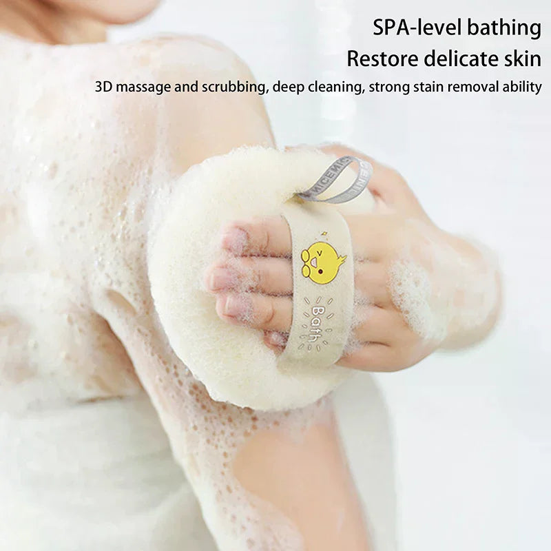 Japanese-Style Bath Ball Scrubber & Back Scrub Towel | Qme Bath Scrubber Qme