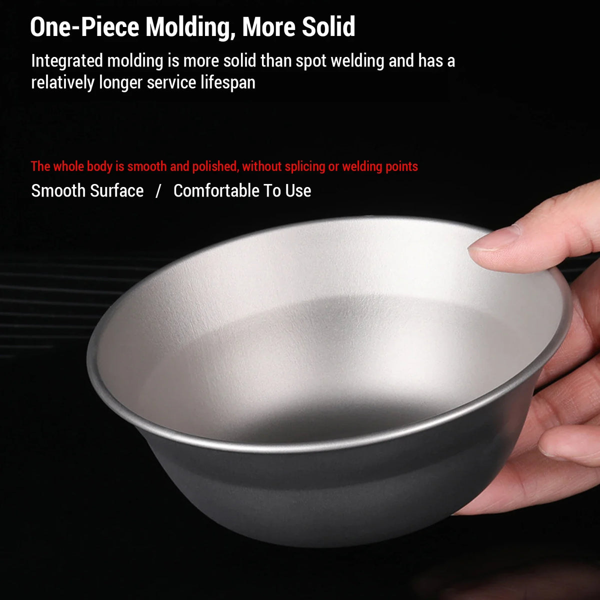Portable Camping Plates & Bowl Set with Mesh Bag | Ultralight Camping Tableware Set Qme