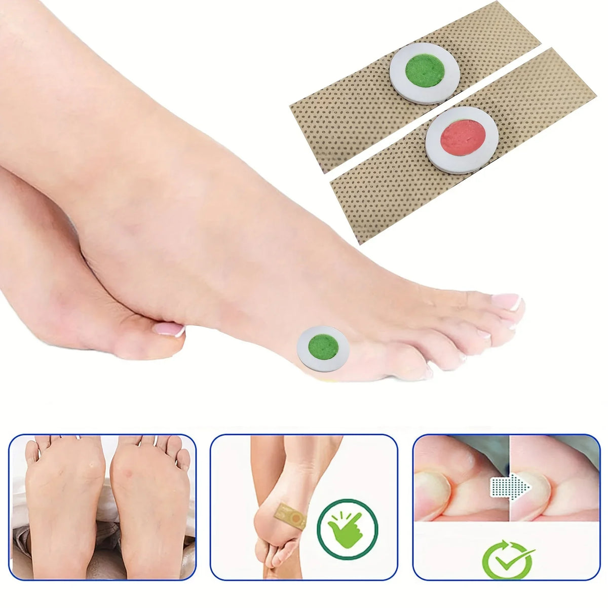 Foot Corn & Callus Cushion Pads – 12 Pcs Foot Care Foot Care Pads Qme