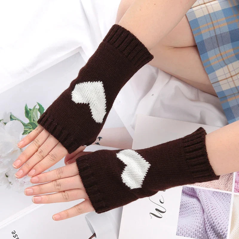 Women's Crochet Fingerless Gloves & Arm Warmers – 7 Colors Fingerless Arm Warmers Qme