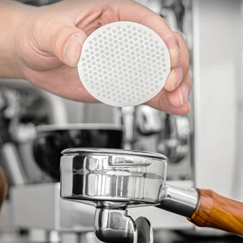 Espresso Puck Screen 51/53/58.5mm – 304 Stainless Steel Espresso Puck Screen Qst
