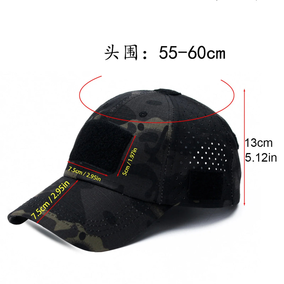 Unisex Breathable Camouflage Baseball Cap | 14 Colors Baseball Cap Qme