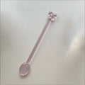 Pink Bow Glass Long-Handle Stirring Spoon – Coffee & Tea Glass Stirring Spoon Qme B