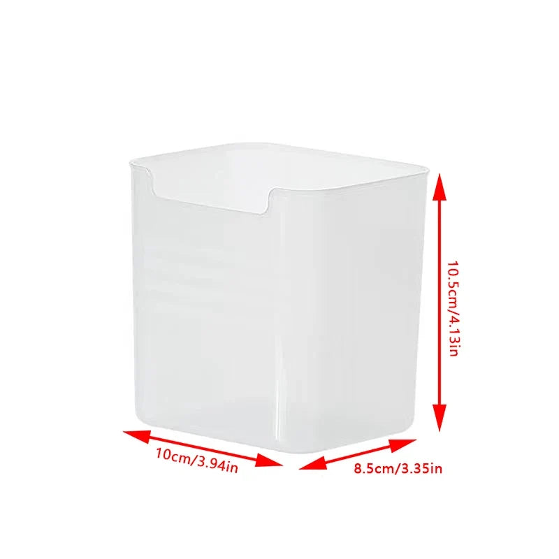 Refrigerator Side Door Organiser – BPA-Free Food Storage Bin Fridge Door Organiser Qme one size
