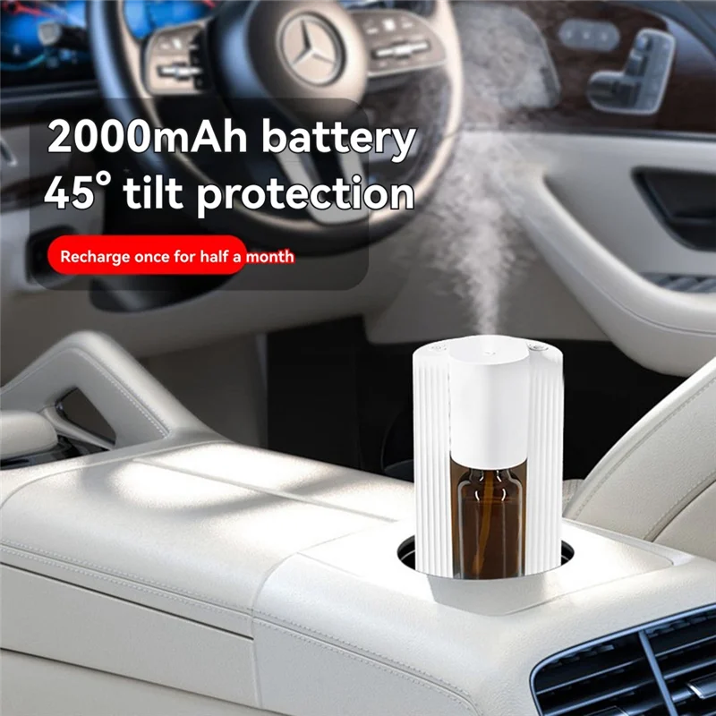 MiLESEEY B15C Waterless Essential Oil Diffuser – Car & Home Essential Oil Diffuser Qst