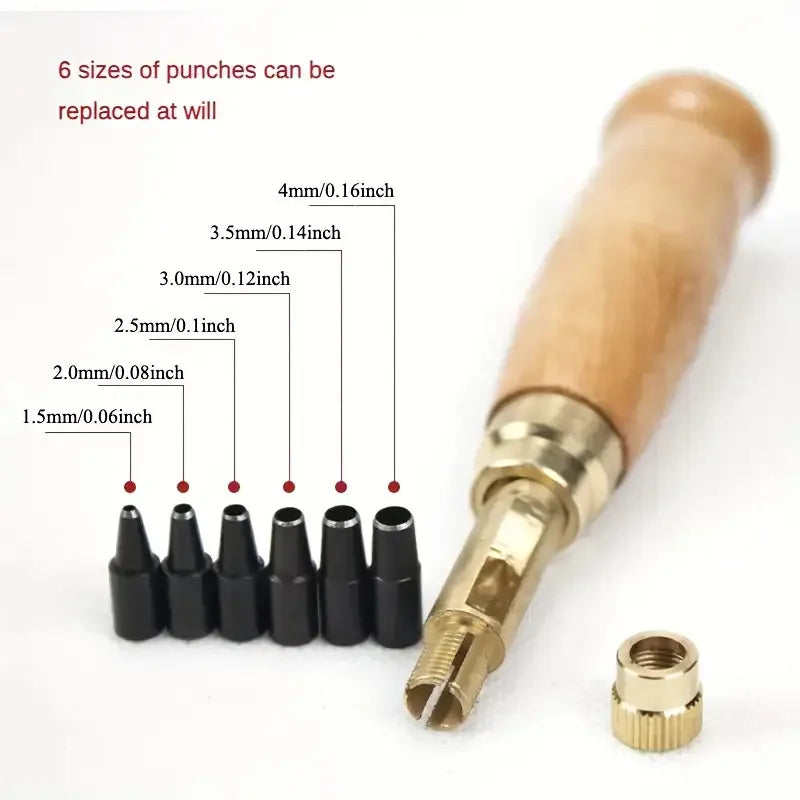Manual Rotary Punch Tool – Hard Alloy, Interchangeable Tips | Qme Rotary Punch Tool Qme