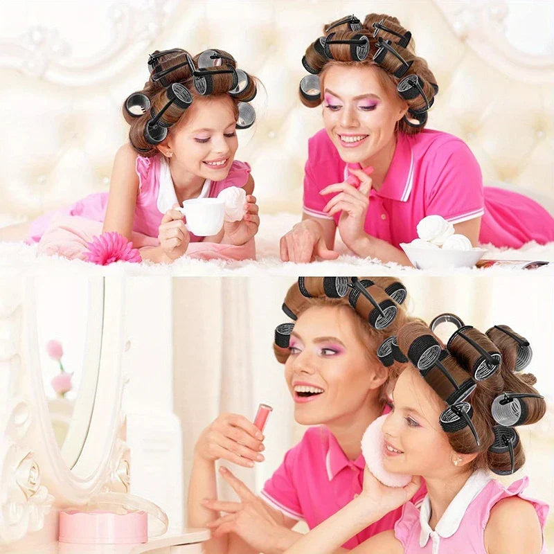 Heatless Self-Grip Hair Rollers – Clip Curlers for Volume & Curls Hair Rollers Qme