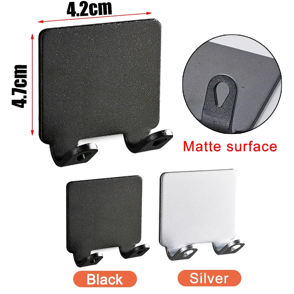 Adhesive Wall Hooks Space Aluminium Coat Rack – 20 Colors Adhesive Wall Hook Qme