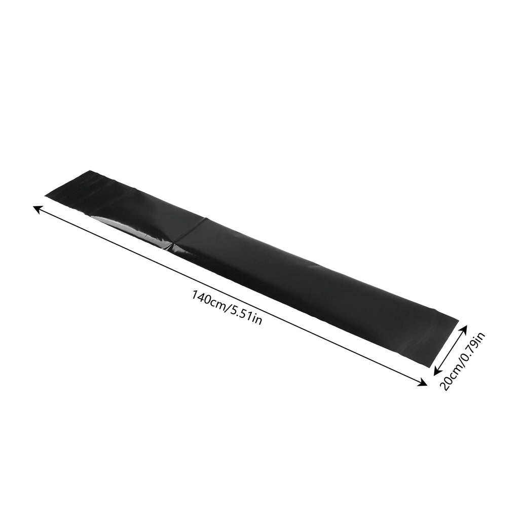 Gloss Black Windscreen Sun Strip Sticker Car Van 140x20cm Windscreen Sun Strip Qme