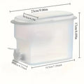 Beverage Dispenser Jug with Faucet – Cold Juice & Drinks Beverage Dispenser Jug Qme White