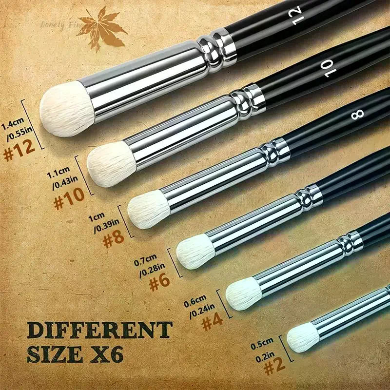 Miniature Dry Brush Set – Model & Figurine Painting 3/4/6pc Miniature Paint Brushes Qme