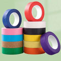 12 Rolls Colored Masking Tape – Painters Textured Paper Set Craft Masking Tape Qme 2.5cm