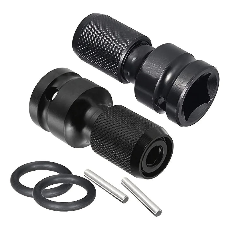 1/2" Square Drive to 1/4" Hex Socket Adapter – Quick Release Socket Drive Adapter Qme 2 set