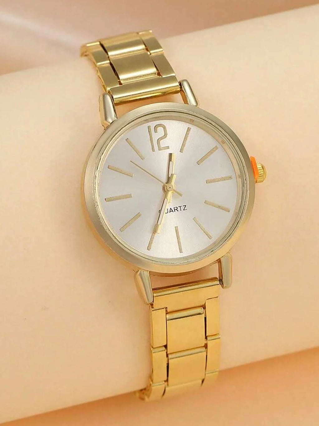 Women's Luxury Quartz Fashion Watch – Simple Trendy Steel Strap Women's Fashion Watch Qme