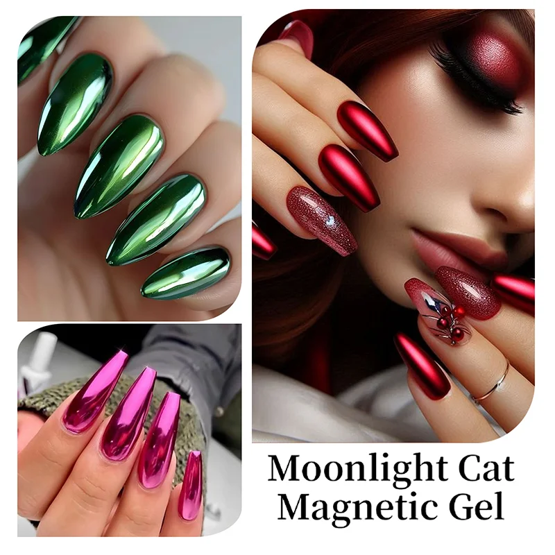 Qme Chrome Nail Polish 12 Colors – Mirror Effect, No UV Lamp Chrome Nail Polish Qme