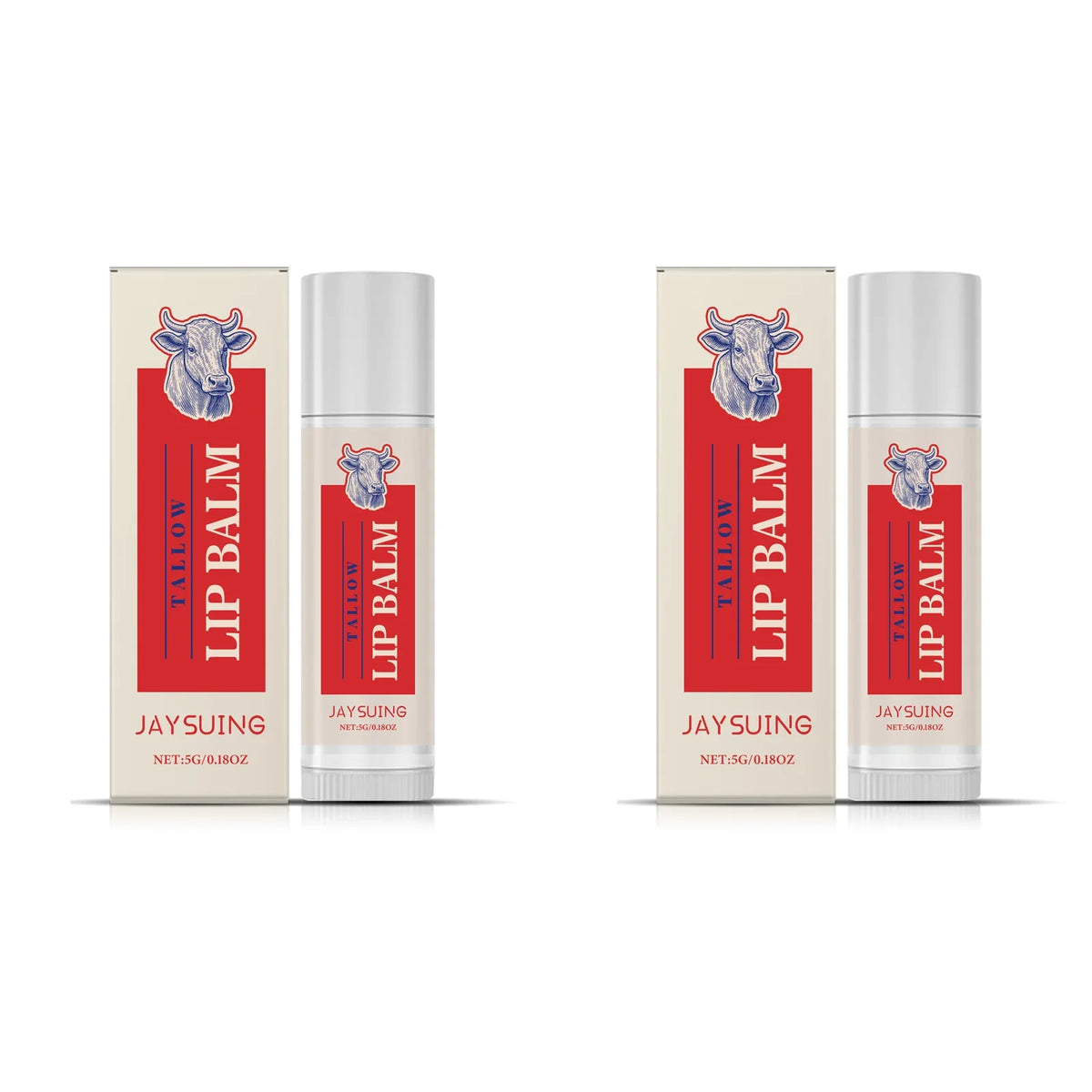 Tallow Lip Balm – Nourishing, Softening & Non-Greasy | Qme Lip Balm Qme 2 x 5g Boxed