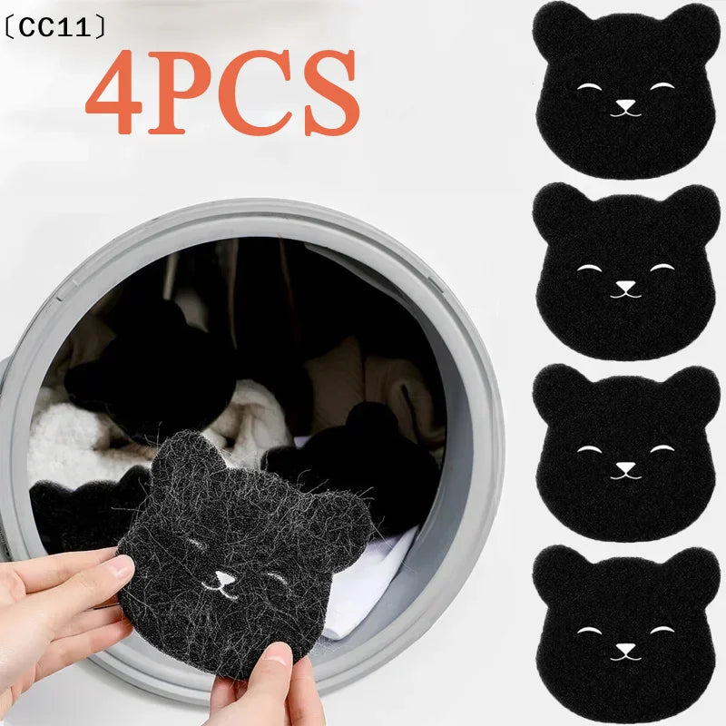 Bear Shape Pet Hair Remover Laundry Ball – Lint Catcher Pet Hair Laundry Ball Qme