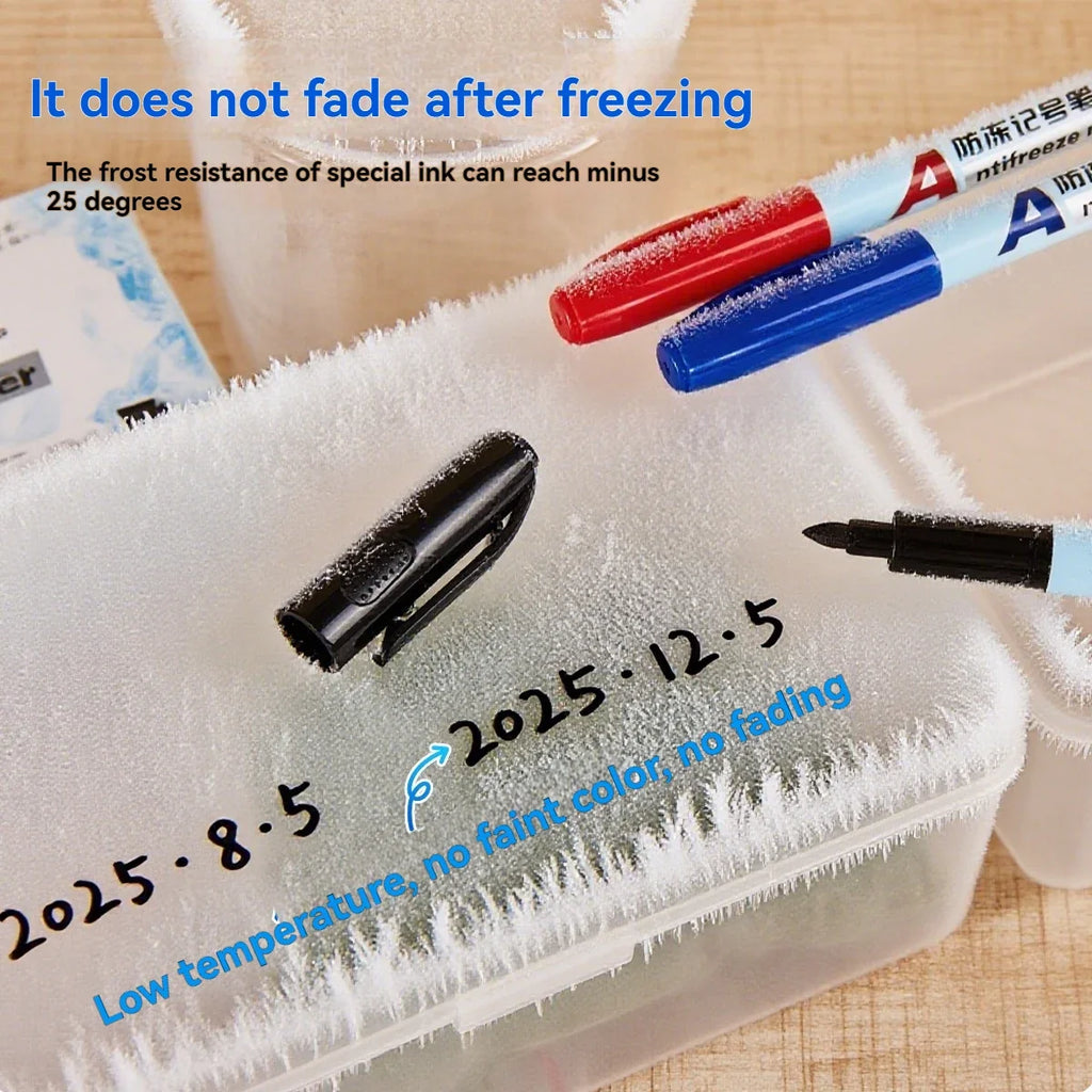 Antifreeze Oily Marker Pens – Quick Dry Waterproof Non-Toxic Waterproof Marker Pens Qme