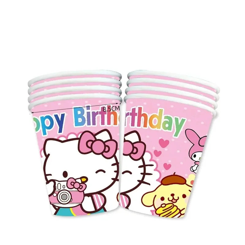 Kuromi Birthday Party Decorations Set – Balloons, Plates & More Party Decoration Set Qme