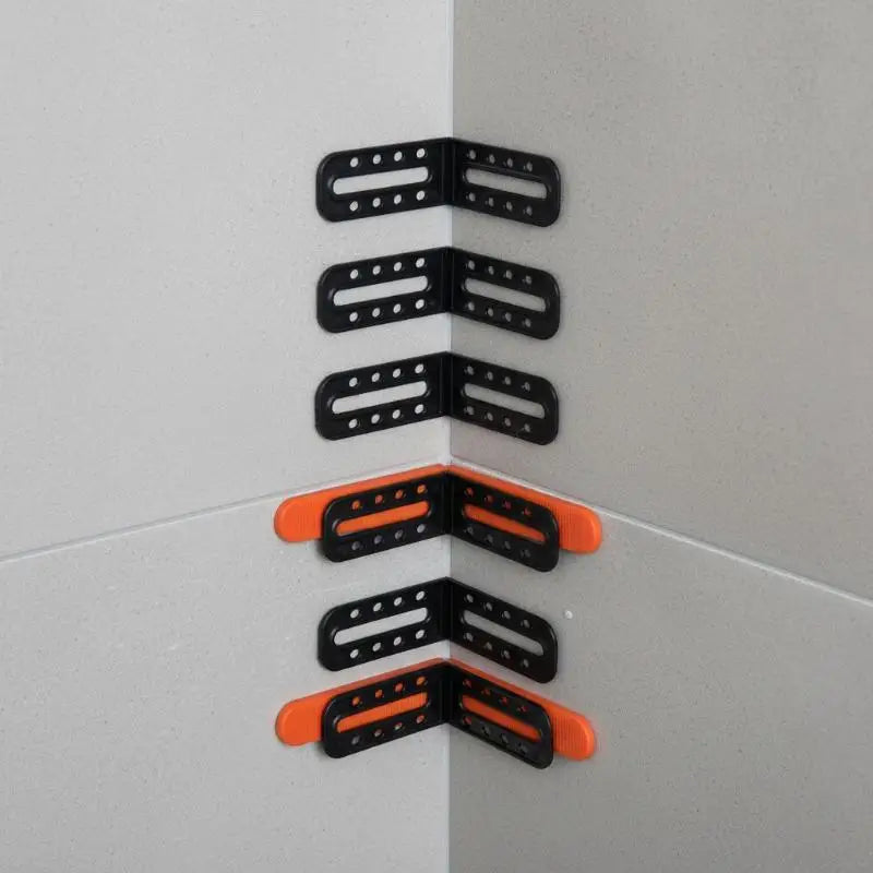 Tile Leveling System Clips – Floor & Wall Spacers 25 Pcs Tile Leveling Clips Qme