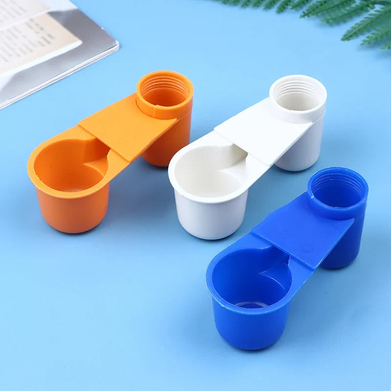Double Nozzle Pet Water Bottle Drinker for Birds & Small Animals Pet Water Drinker Qme