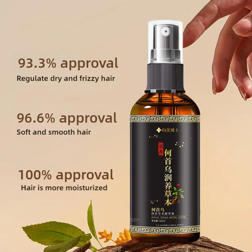 Hair Growth Serum Spray – Polygonum Multiflori & Ginger Hair Growth Serum Qme