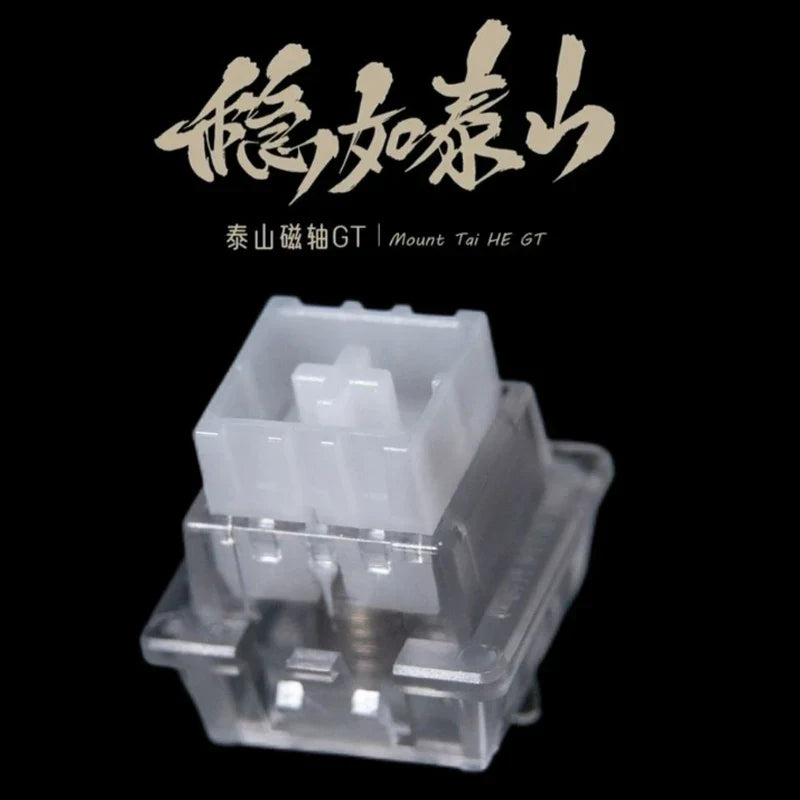 UGAMING Mount Tai HE GT Magnetic Keyboard Switch – Fog Magnetic Keyboard Switch Qme Mount Taishan gt 110pcs