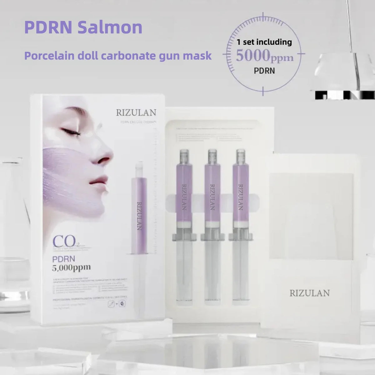 Salmon DNA Gel Mask – Deep Moisturizing & Firming Skin Care Face Mask Qst