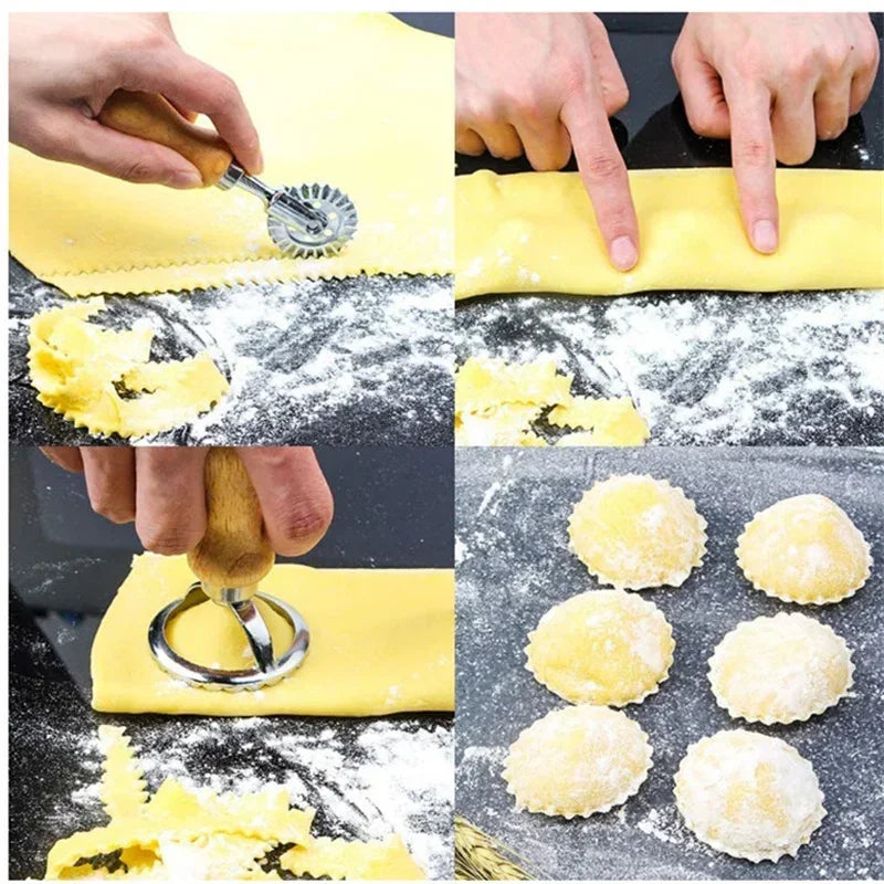 Stainless Steel Cookie Cutter & Ravioli Mold Set – 8 Shapes Cookie Cutter Mold Set Qme