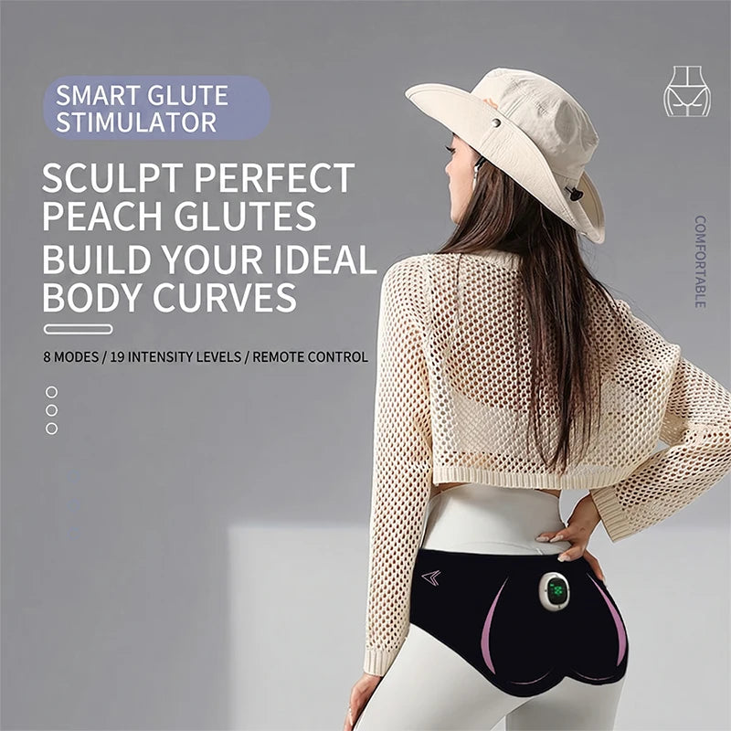 EMS Hip Massager – 8 Modes, 19 Levels, USB-C Rechargeable EMS Muscle Stimulator Qst Without Remote China Mainland
