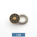 Metal Jeans Waist Extender Button – Detachable Buckle, 12 Colors Waist Extender Button Qme 1pcs-12