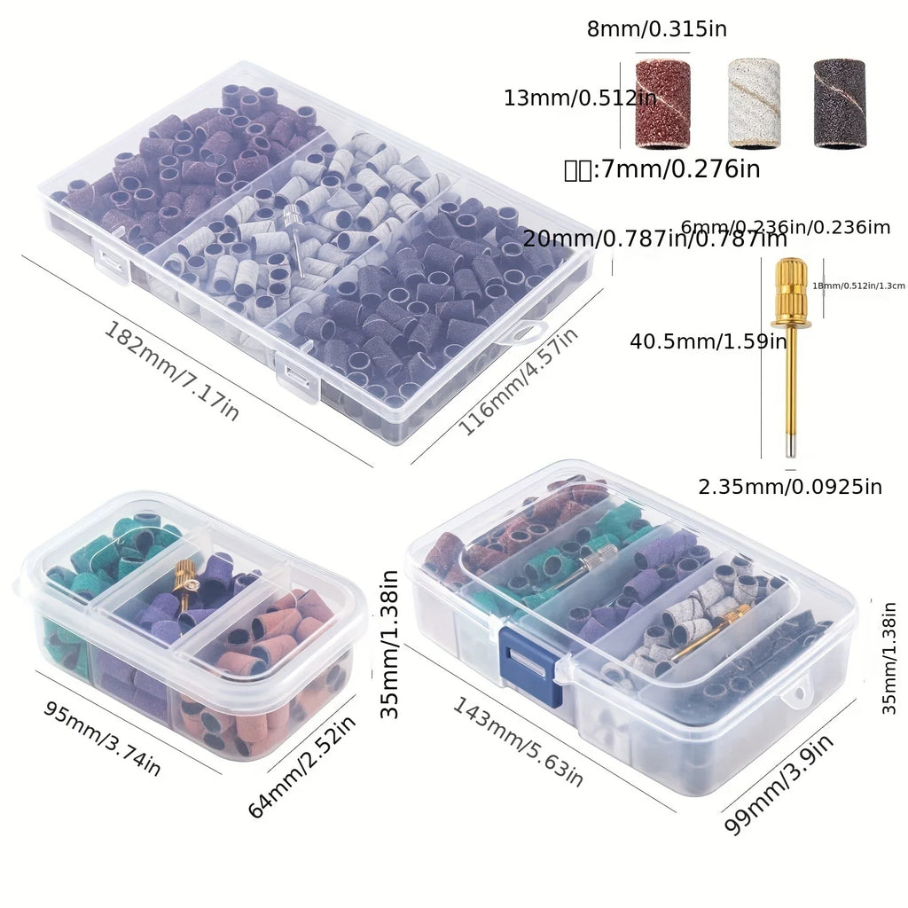 Nail Art Sanding Ring Cuticle Grinder Grinding Head Tool Nail Sanding Tool Qme