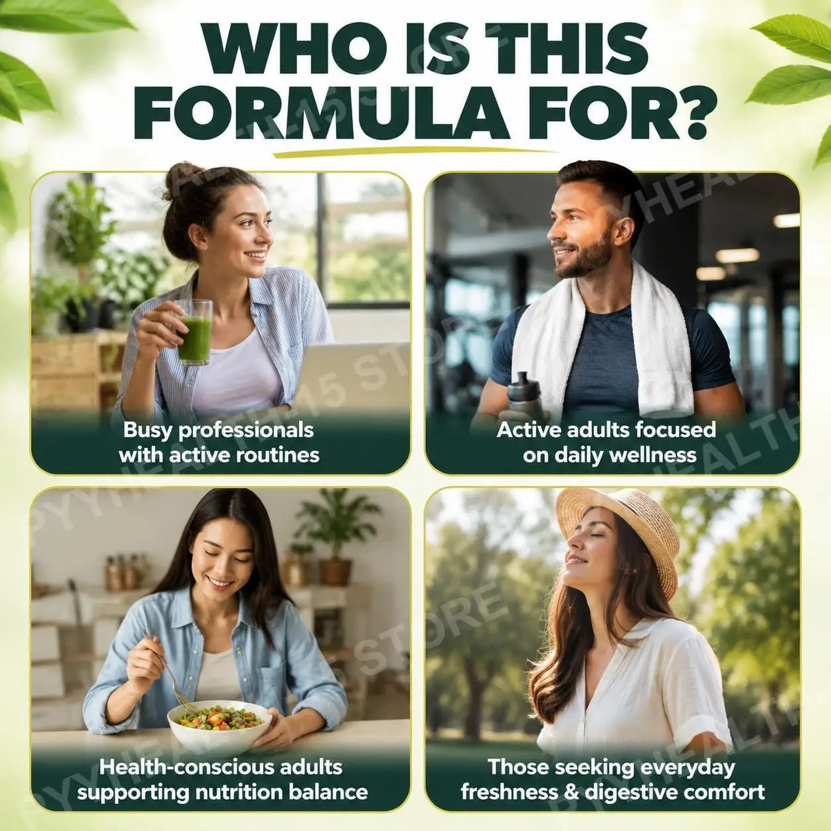 Docteat Chlorophyll Gummies – Gut Balance, Prebiotic & Apple Fiber Dietary Supplement Gummies Qst