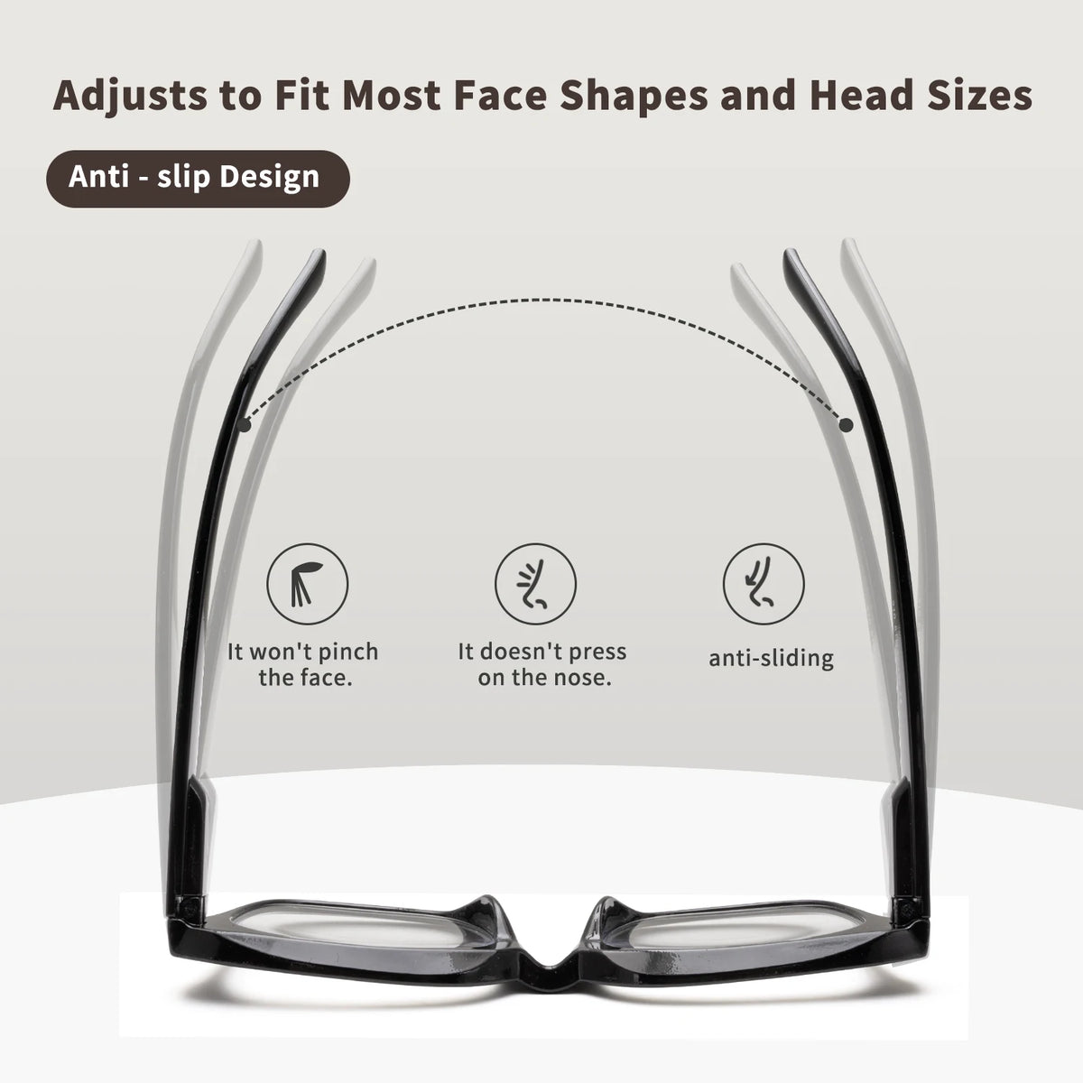 VOPHA Progressive Multifocal Glasses +1.0–+3.0 | 2 Pairs Unisex Progressive Reading Glasses Qst