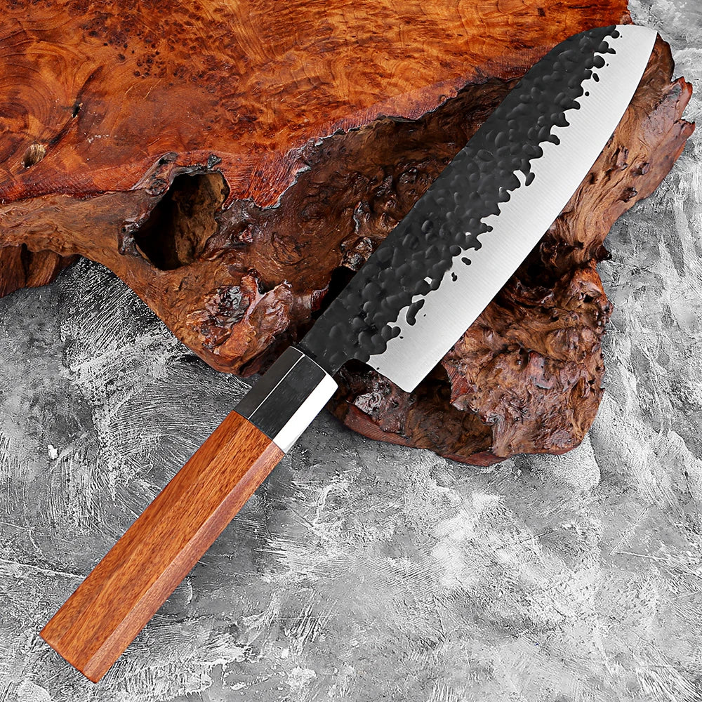 XITUO Japanese High Carbon Steel Chef Knife Set – 1-3 Piece Kitchen Knife Set Qst Santoku Knife
