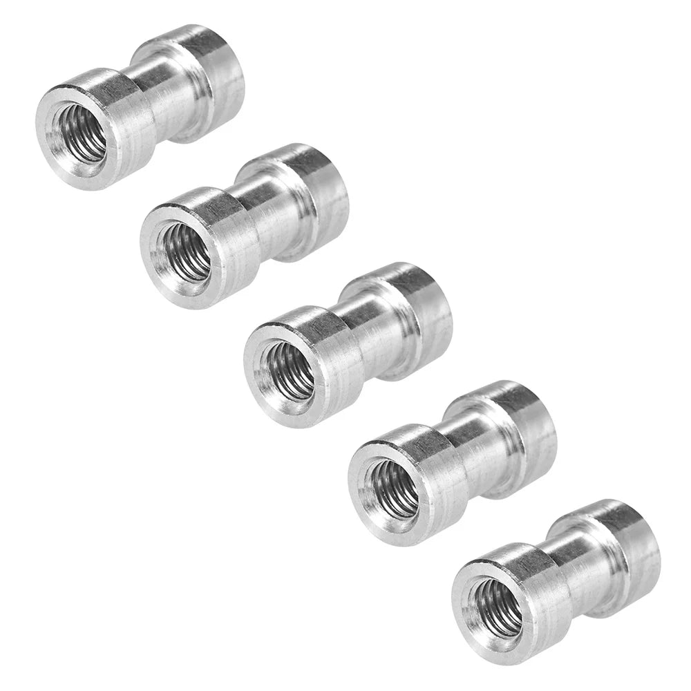 1/4"-20 & 3/8"-16 Female Spigot Adapter for Camera – 5 Pack Camera Thread Adapter Qst
