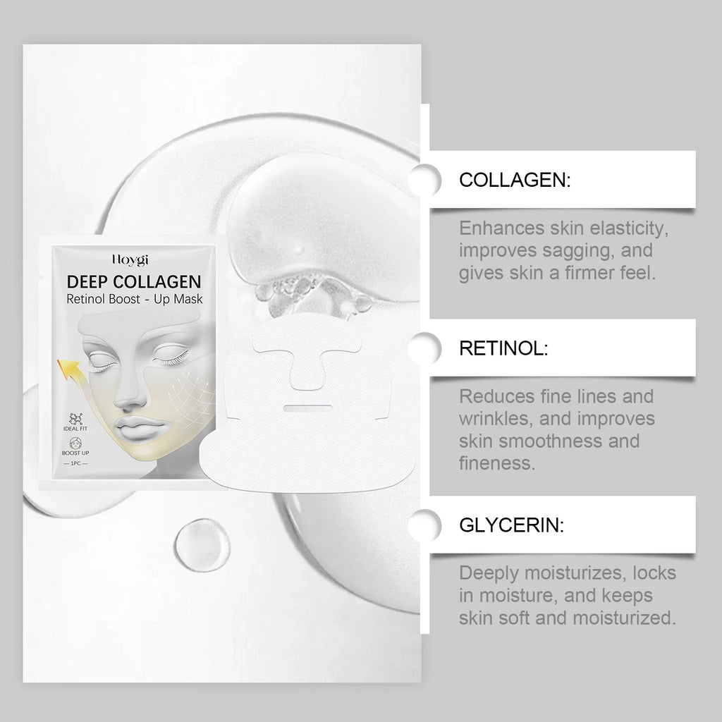 Portable Deep Collagen Face Mask – Firming & Moisturizing Collagen Face Mask Qme