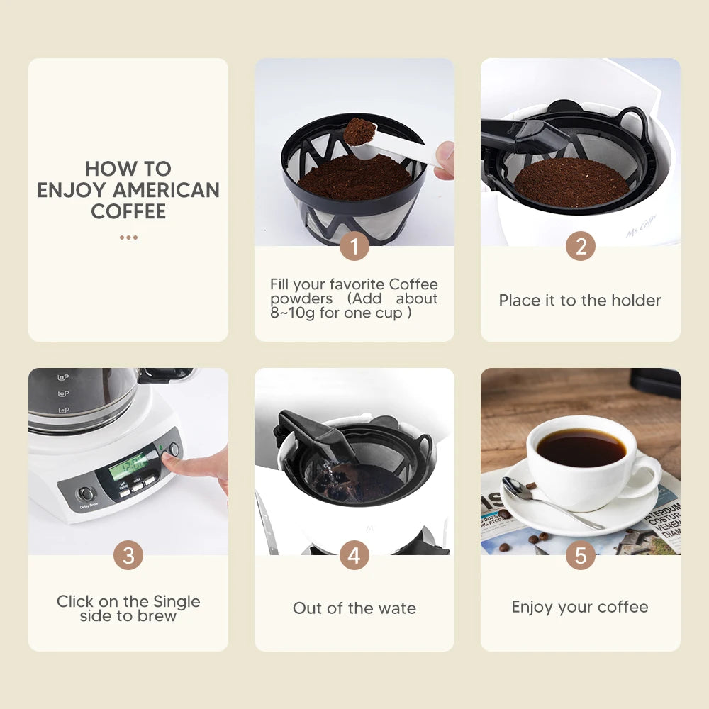 Reusable Basket Coffee Filter for Mr. Coffee 8–12 Cup, 2 Pack Coffee Filter Qst