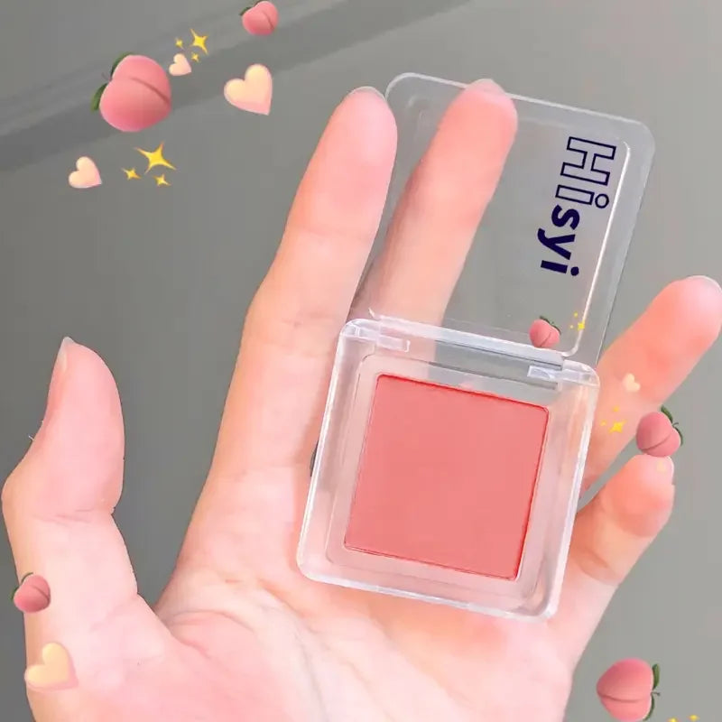 Qme Monochrome Blush Palette – Matte Rouge Contour & Highlight Blush Contour Palette Qme