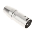 3-Pin XLR to 3.5mm Female Stereo Audio Connector Coupler XLR Audio Adapter Qme Default Title