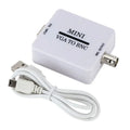 VGA to BNC Video Converter Box – Computer to Monitor Adapter Video Signal Converter Qme WHITE