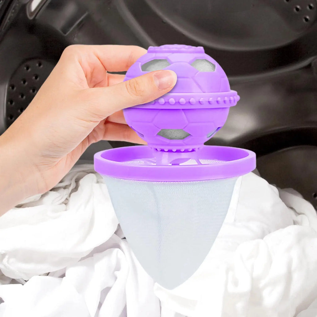Reusable Pet Hair Remover Ball for Laundry – Filter Sponge Laundry Pet Hair Remover Qst