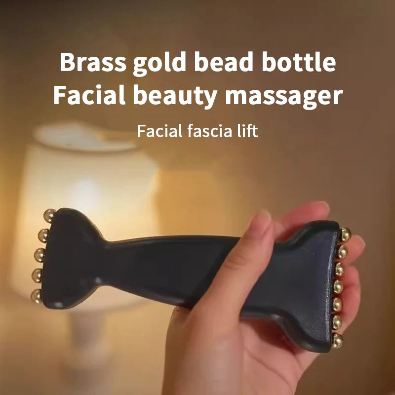 Brass Meridian Face Massager – Skin Scraping Spa Tool Facial Massager Qst