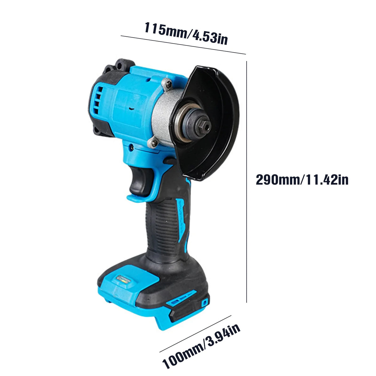 Cordless Angle Grinder 14000RPM Brushless Kit + 4 Discs Cordless Angle Grinder Qst