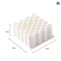 Silicone Wave Pen & Brush Holder – Desktop Organizer Desk Pen Holder Qst Medium White