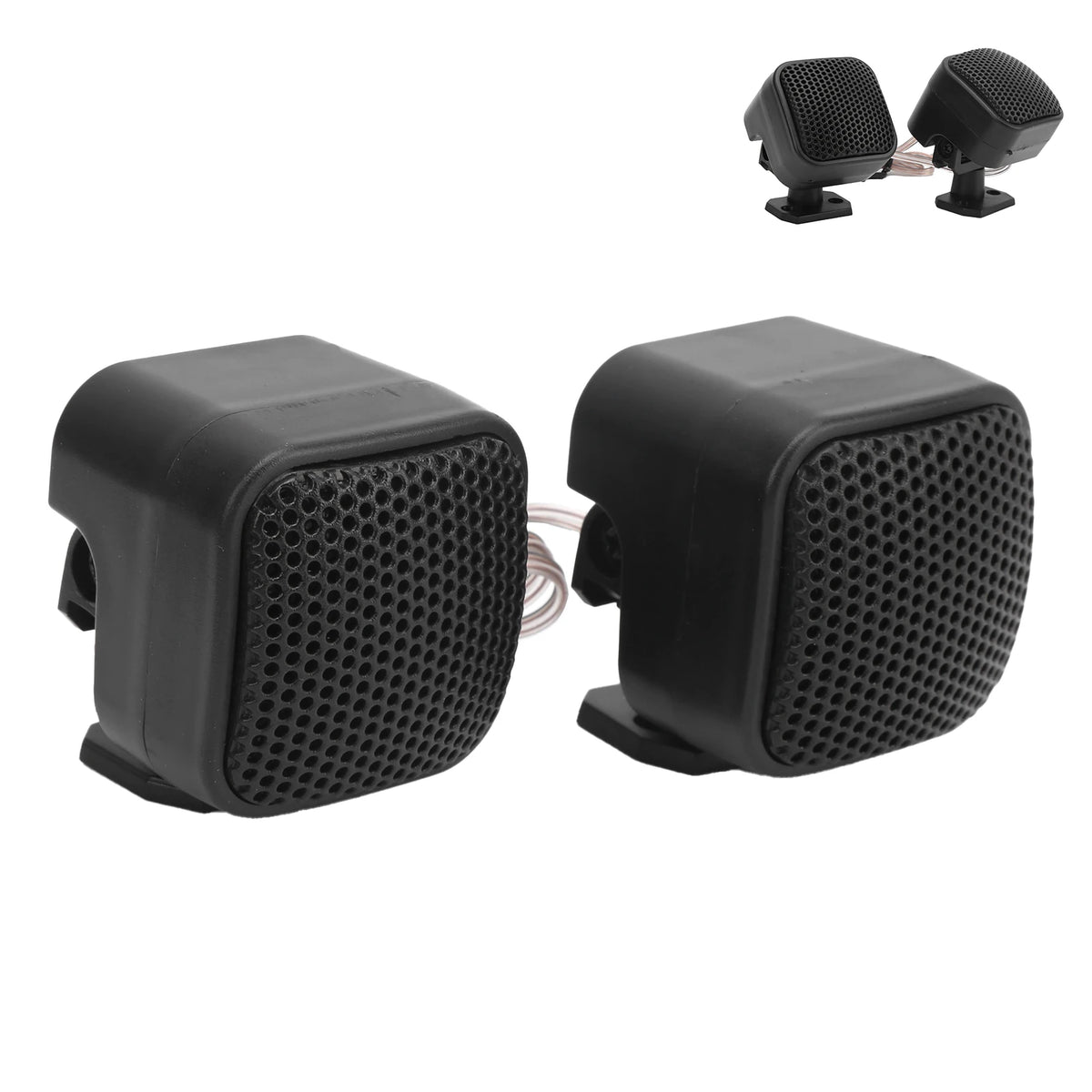 500W Car Stereo Speaker Pair with Mounting Screws – Hi-Fi Tweeter Car Audio Speaker Qst